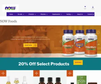 Canadanowfoods.com(NOW Foods) Screenshot