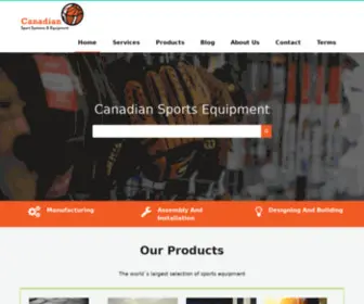 CanadaolympicPark.ca(Canadian Sports Equipment) Screenshot