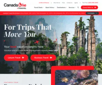 Canadaone.travel(Business Travel) Screenshot