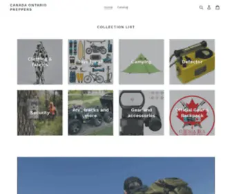 Canadaontariopreppers.com(Canada Ontario Preppers) Screenshot