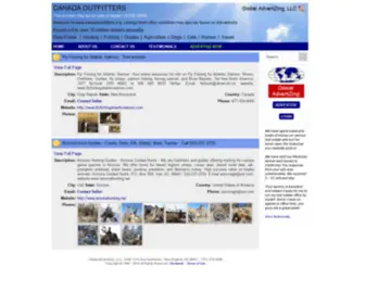 Canadaoutfitters.org(Canada outfitters) Screenshot