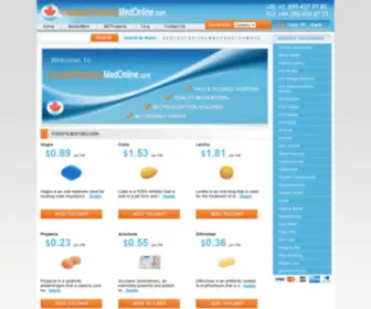 Canadapharmacymedonline.com(Canada Pharmacy Med Online) Screenshot