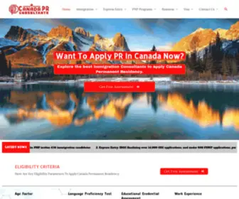 Canadaprconsultants.com(Canada Permanent Residency. Canada) Screenshot