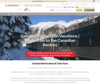 Canadarailvacations.com(Canada Rail Vacations) Screenshot