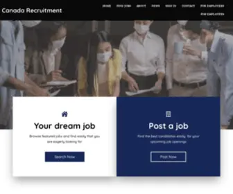 Canadarecruitment.ca(Easy way to find recruitment) Screenshot