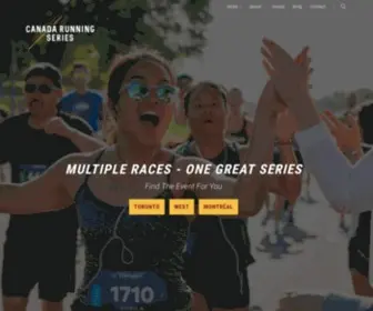 Canadarunningseries.com(Multiple races) Screenshot