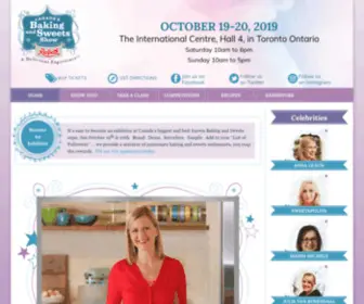 Canadasbakingandsweetsshow.com(Canada's Baking And Sweets Show) Screenshot