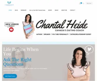 Canadasdatingcoach.com(Canada Dating Matchmaking And Relationship Expert Chantal Heide) Screenshot