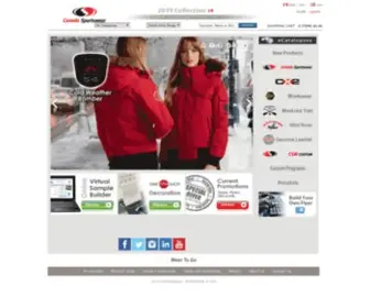 Canadasportswear.com(Canada Sportswear) Screenshot