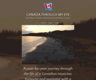 Canadathroughmyeye.com(An Ordinary Canadian Celebrates An Extraordinary Country) Screenshot