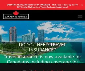 Canadatoflorida.com(Canada to Florida) Screenshot