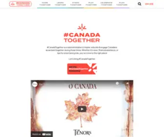 Canadatogether.com(#CanadaTogether) Screenshot