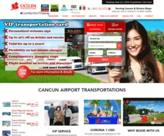Canadatransfers.com(Cancun Airport Transportation) Screenshot