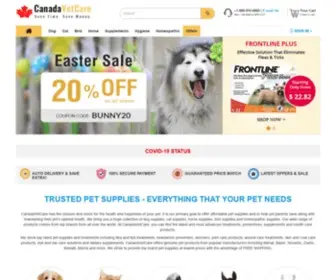 Canadavetcare.com(Pet Supplies) Screenshot