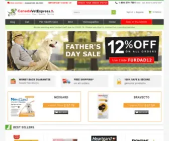 Canadavetexpress.com(Pet Supplies) Screenshot