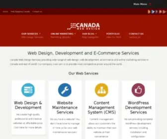 Canadawebservices.com(Web Design Services) Screenshot