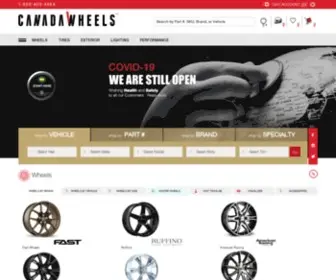Canadawheels.ca(Your Experts in Wheels) Screenshot