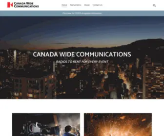 Canadawidecommunications.ca(Canada Wide Communications) Screenshot