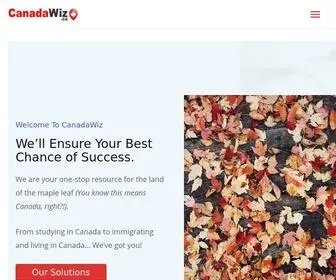 Canadawiz.ca(Your Canada Immigration Guide) Screenshot