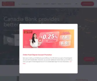 Canadiabank.com.kh(Canadia Bank) Screenshot