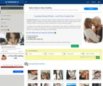 Canadian-Chat.com(Canadian Dating Website) Screenshot
