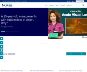Canadian-Nurse.com(Canadian Nurse) Screenshot