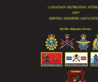 Canadianaboriginalveterans.ca(Canadian Aboriginal Veterans and Serving Members Association) Screenshot