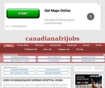 Canadianafrijobs.com(ALL Scholarship) Screenshot