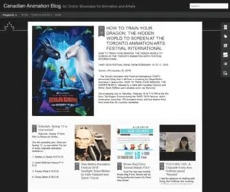 Canadiananimationblog.com(Canadian Animation Blog) Screenshot