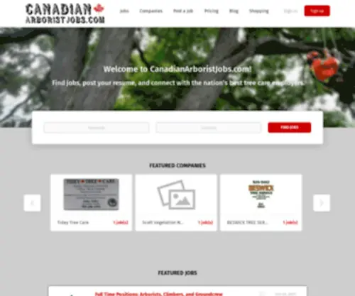 Canadianarboristjobs.com(Canadianarboristjobs) Screenshot
