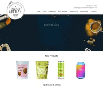 Canadianartisanfoods.com(Contact Us) Screenshot