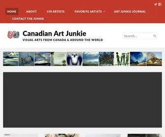 Canadianartjunkie.com(Visual Arts from Canada & Around the World) Screenshot