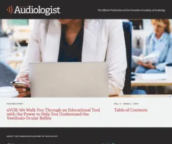 Canadianaudiologist.ca(Canadian Audiologist) Screenshot