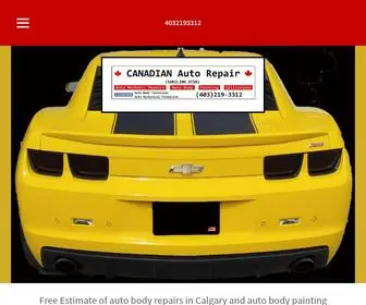 Canadianautorepairsltd.com(CANADIAN AUTO REPAIRS LTD) Screenshot