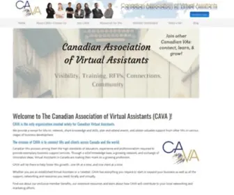 Canadianava.org(Professional association providing education) Screenshot