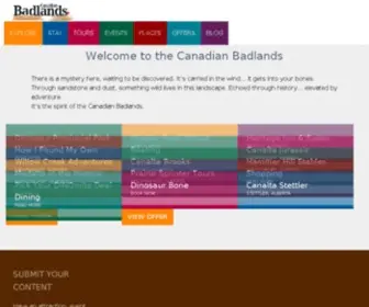 Canadianbadlands.com(Canadian Badlands) Screenshot