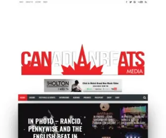 Canadianbeats.ca(Canadian Beats) Screenshot