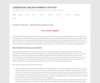 Canadianbestpills.com(OUR CANADIAN PHARMACY OFFERS THE LOWEST PRICES FOR MEDICINES AND WITH THE FASTEST DELIVERY) Screenshot