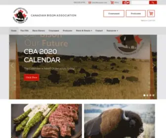 Canadianbison.ca(Canadian Bison Association) Screenshot