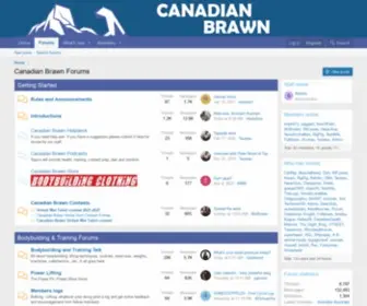 Canadianbrawn.com(Canadian Brawn Forums) Screenshot