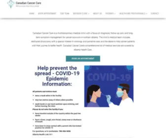 Canadiancancercare.com(With you every step of your journey) Screenshot