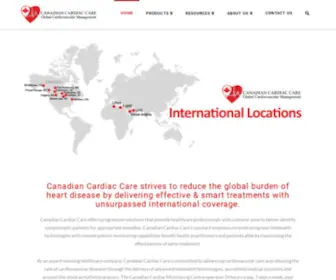 Canadiancardiac.com(Canadian Cardiac Care) Screenshot