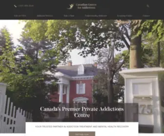 Canadiancentreforaddictions.org(Alcohol and Drug Rehab) Screenshot