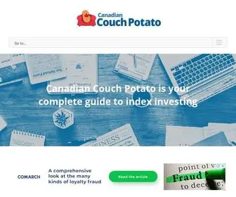 Canadiancouchpotato.com(Your complete guide to index investing) Screenshot