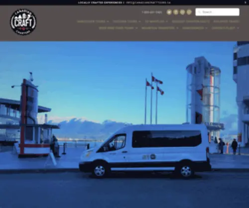 Canadiancraftcharters.com(Corporate Charters & Shuttle Programs) Screenshot