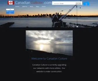 Canadianculture.com(Canadian Culture) Screenshot
