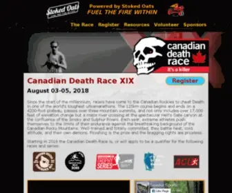 Canadiandeathrace.com(Canadian Death Race) Screenshot