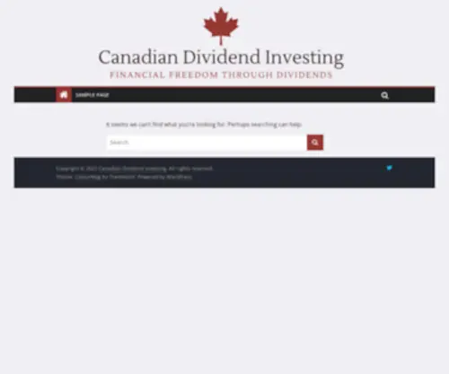 Canadiandividendinvesting.com(Canadiandividendinvesting) Screenshot