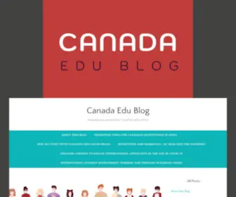 Canadianedu.blog(Experiences promoting Canadian education) Screenshot