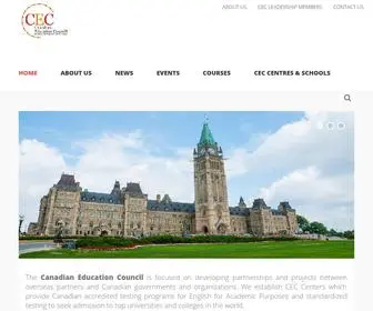 Canadianeducationcouncil.org(Canadian Education Council) Screenshot